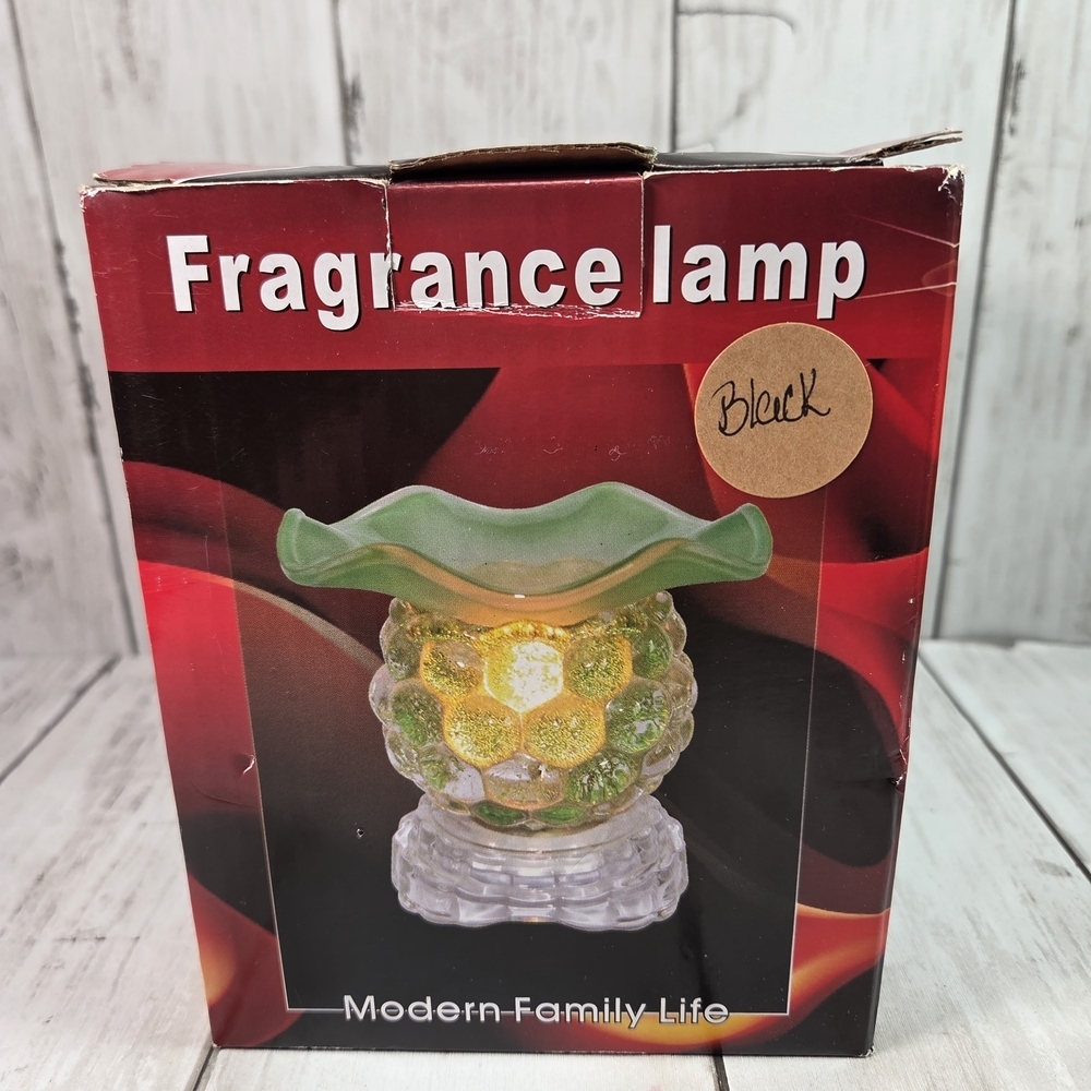 Electric Oil Warmer Dimming Switch Lamp Glass Wax Burner Aroma Fragrance - Picture 8 of 8